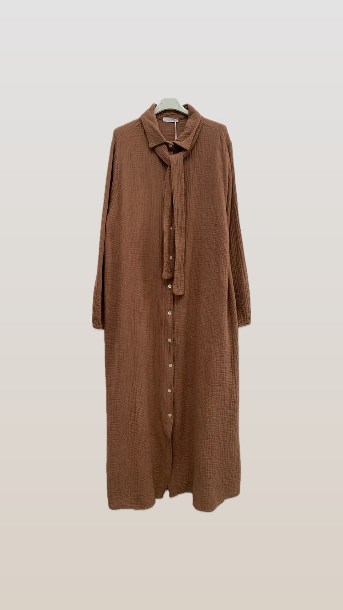 Musselin langes Kleid 138 cm