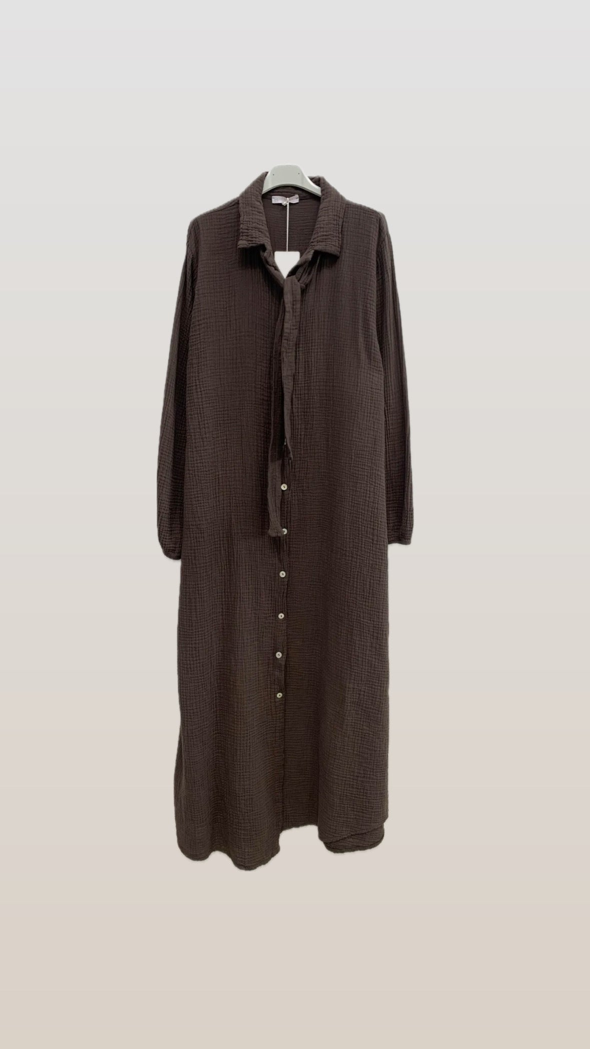 Musselin langes Kleid 138 cm