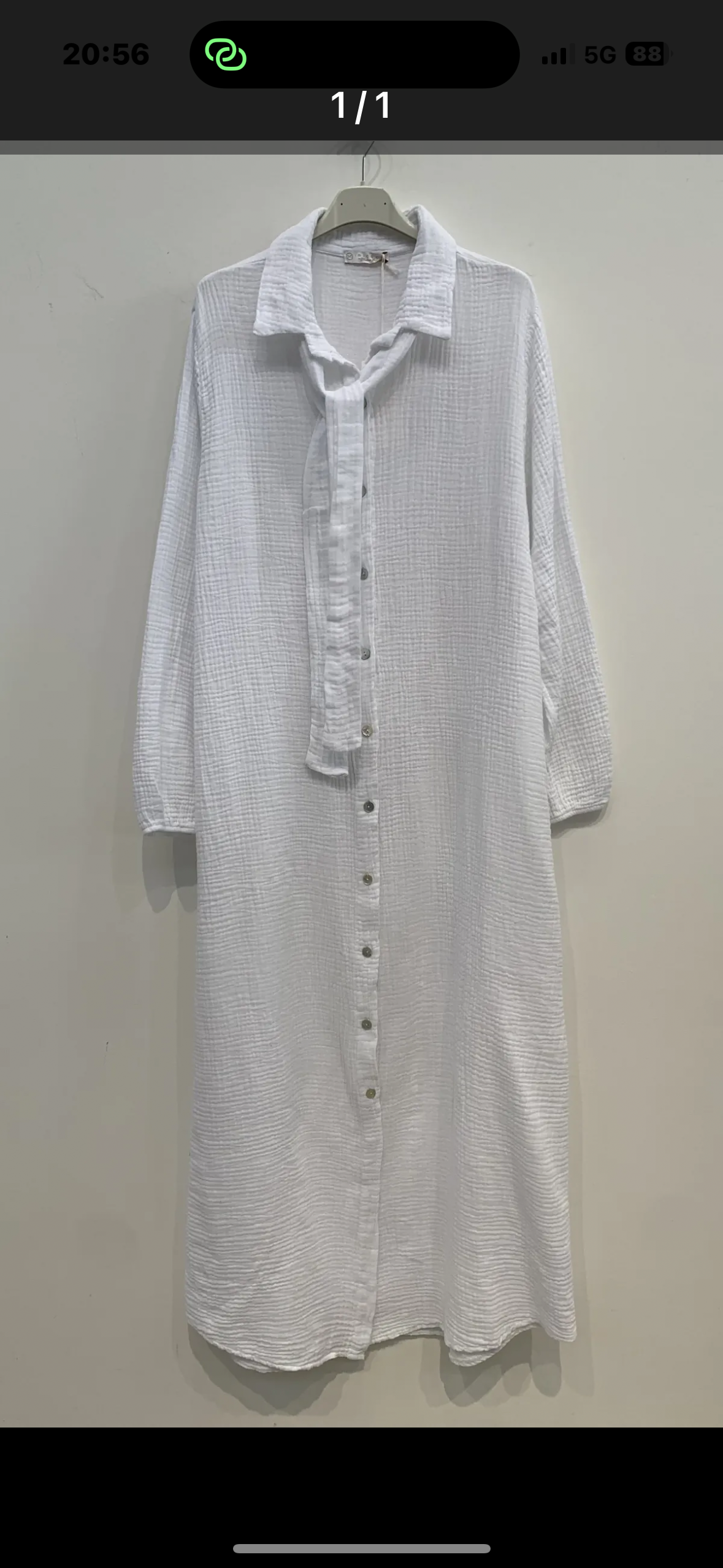 Musselin langes Kleid 138 cm