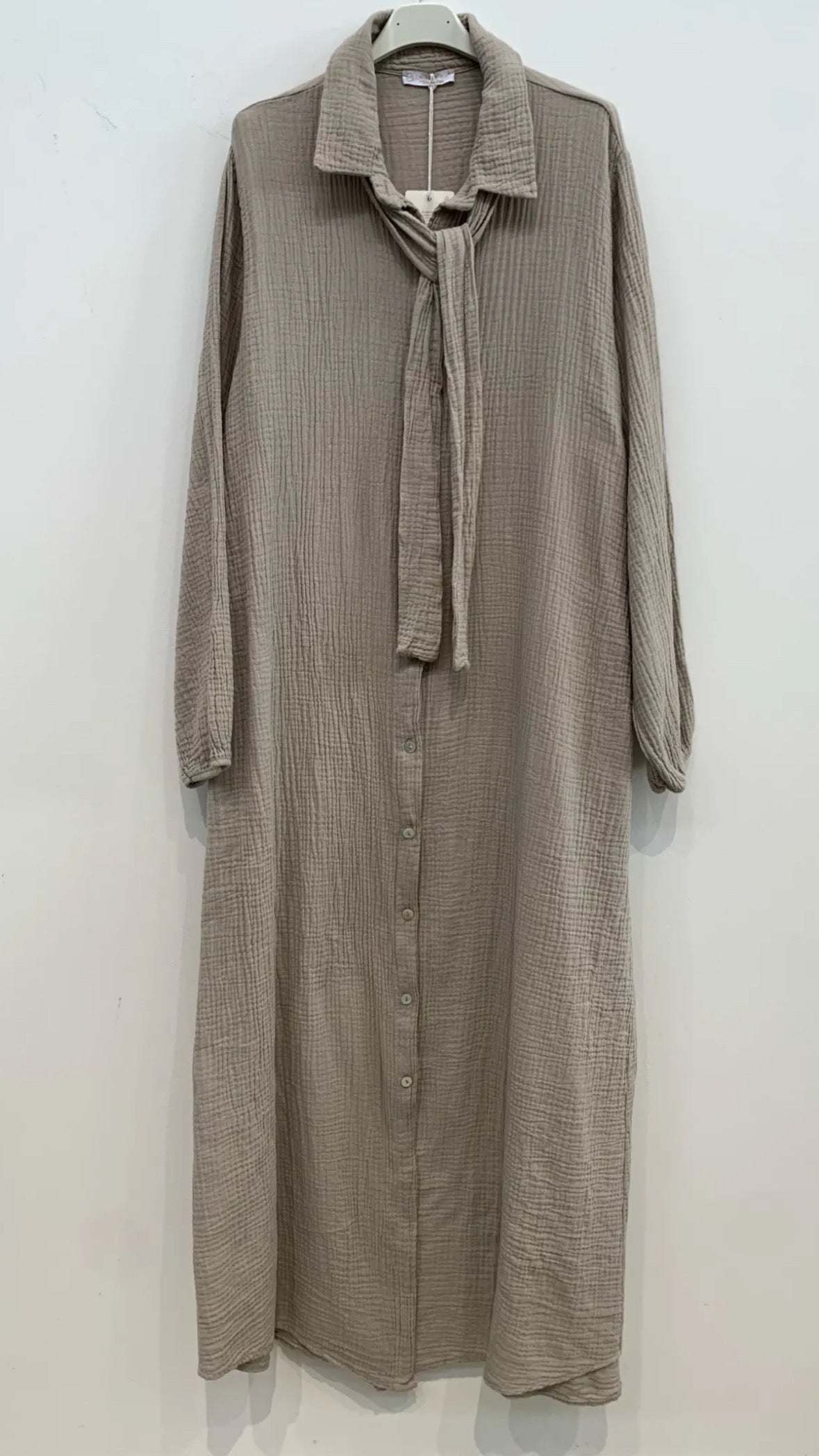 Musselin langes Kleid 138 cm