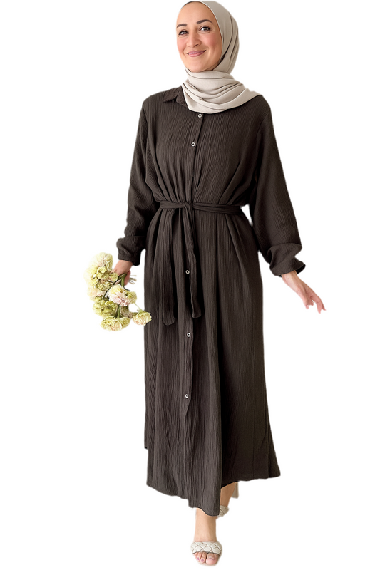 Musselin langes Kleid 138 cm